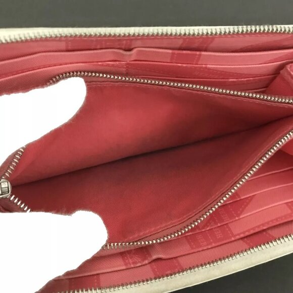 010206BH (L2) Hermes Wallet Long Azap Silk In Veau Epsom White Leather - Picture 7 of 9